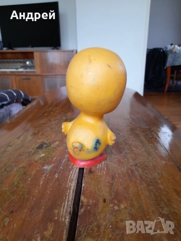 Стара гумена играчка,пате, снимка 3 - Колекции - 54290564