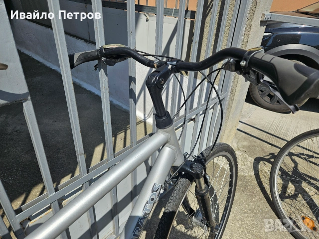 Алуминиев велосипед 28 цола STRATOS-шест месеца гаранция, снимка 4 - Велосипеди - 55121647