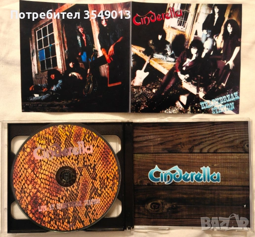 Неофициални cd / цд компакт дискове-нови-Cinderella-Heartbreak Station 2011 Deluxe Edition 2CD, снимка 6 - CD дискове - 54001425