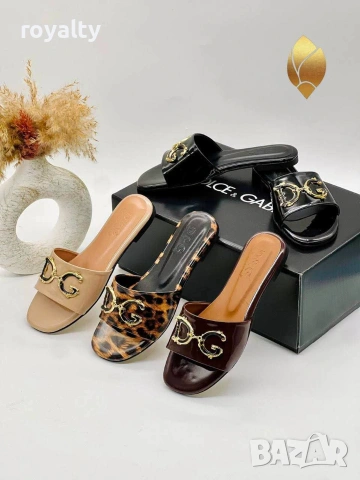 Dolce & Gabbana Нови Дамски Чехли и Чанта Различни Цветове 