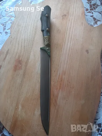 Стар кован нож..., снимка 2 - Ножове - 55393802