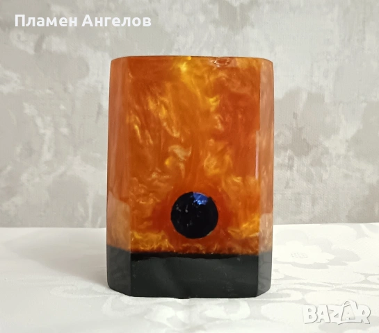 Моливник/държач за моливи /ваза Каталин, Бакелит, Лава Поток 