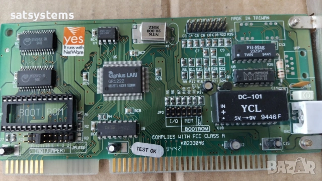Genius LAN K0233046 16-bit ISA Network Adapter Card, снимка 7 - Мрежови адаптери - 54575155