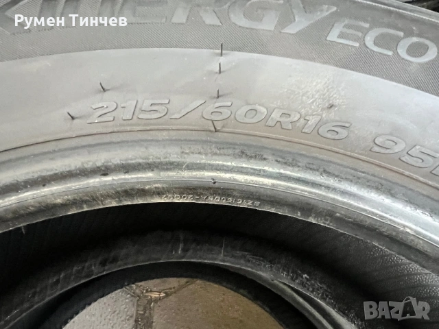 2 бр летни гуми 215-60-16, снимка 3 - Гуми и джанти - 54560481