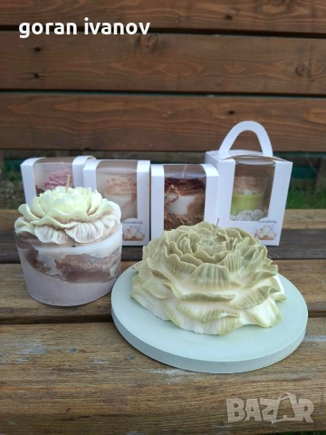 Соеви свещи, снимка 6 - Ръчно изработени сувенири - 54104666