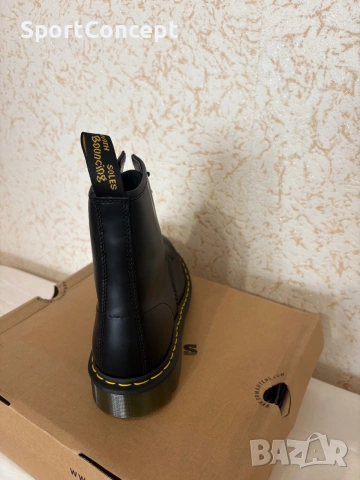 DR. MARTENS 1460 SMOOTH ЧЕРНИ – №43 EUR, снимка 5 - Мъжки ботуши - 55071053