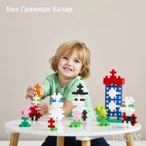 Нов Детски конструктор Moomin Plus-Plus BIG 120 части STEM играчка за малки деца, снимка 5 - Образователни игри - 55112716