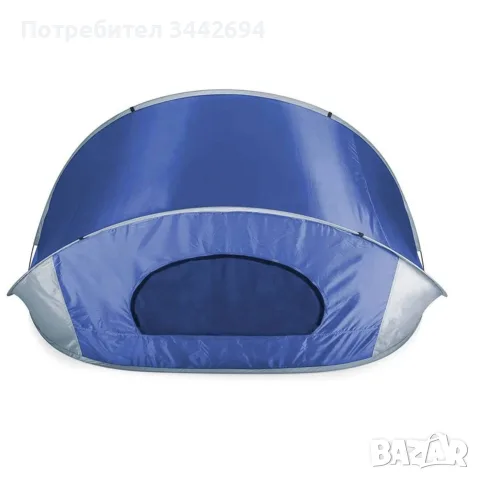 ПЛАЖНА,СИНЯ ПАЛАТКА С ЧАНТА/ТЕНТА ЗА ПЛАЖ, снимка 4 - Палатки - 55482370