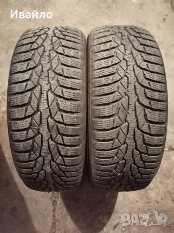 Продавам 2 броя зимни гуми 205.55.16 на 1 сезон дот 2021 Nokian 