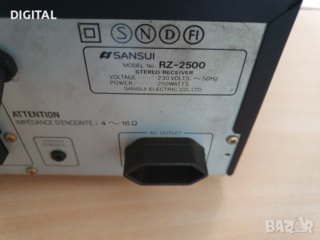 SANSUI RZ-2500, снимка 7 - Ресийвъри, усилватели, смесителни пултове - 54990235