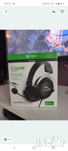 Оригинални геймърски слушалки HyperX CloudX за Xbox