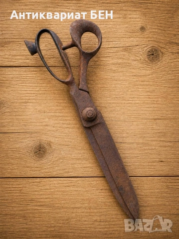 СТАРИ КРОЯЧНИ НОЖИЦИ – СВИДЕТЕЛИ НА ЗАНАЯТ ✂️, снимка 6 - Колекции - 54383984