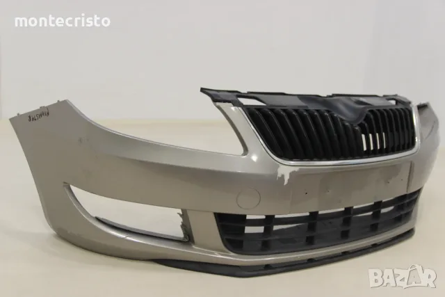 Предна броня Skoda Roomster II facelift (2010-2015г.) 5J0807221D, снимка 4 - Части - 55655452