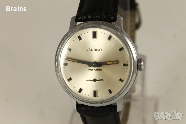 1960's LAUREAT Швейцарски Ръчен Часовник , снимка 2 - Мъжки - 55133877