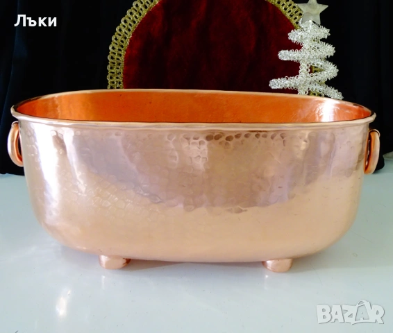Меден съд за готвене и печене,чиста червена мед 1 кг.,печат. , снимка 9 - Антикварни и старинни предмети - 54487557