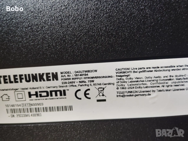 MAIN BOARD 17MB180V, снимка 3 - Части и Платки - 54809059