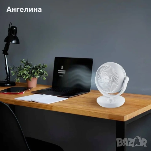 Вентилатор настолен 8'' Diplomat DFX-636, 50W, 3D циркулация, механично управление, снимка 4 - Вентилатори - 55129593