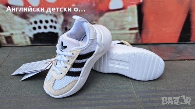 Английски детски оригинални маратонки -Adidas, снимка 3 - Детски маратонки - 54773378