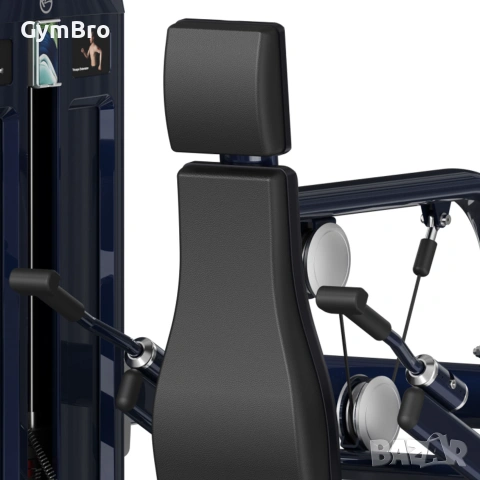 Real Leader M7PRO-1006 – Професионална машина за трицепс от седеж / Triceps Extension, снимка 3 - Фитнес уреди - 55233069