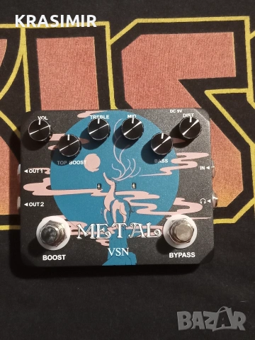 Нов ефект за ел.китара " METAL - VSN "- Twin Pedal Distortion. , снимка 8 - Китари - 55238638