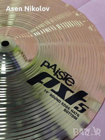 Фус чинели PAISTE PST5n 14'' Sound-Edge , снимка 2 - Ударни инструменти - 54940395