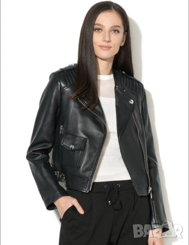 Яке Guess-естествена кожа, снимка 2 - Якета - 53998510