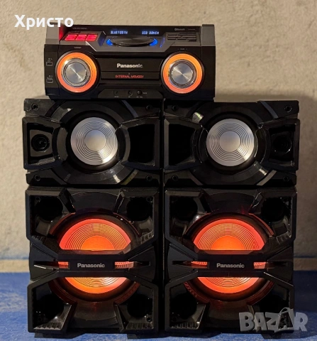 Аудио система Panasonic SC-MAX4000EK, CD плеър, FM тунер, Bluetooth, NFC, 2400W  