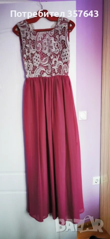 МЕГЗ РОКЛЯ 2В1 с дантела, снимка 5 - Рокли - 54282068