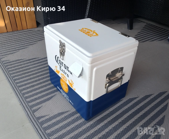 Corona Extra ретро метална охладителна кутия, снимка 5 - Други стоки за дома - 55113572