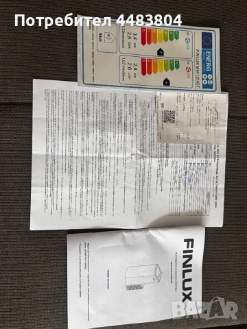 Преносим климатик FINLUX MIA12HOT, използван, снимка 3 - Климатици - 54828817