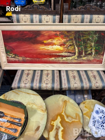 красива картина пейзаж маслени бои фазер автор