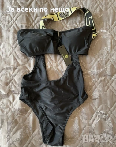 Versace Дамски Цял Черен Бански Версаче Код DST62