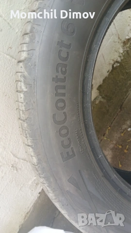  ЧИСТО НОВИ (ДОТ 2025) Летни гуми Continental EcoContact 6 - 195/55 R16 (2 броя), снимка 2 - Гуми и джанти - 54696135