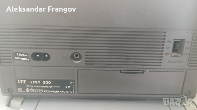 ITT TINY 200, снимка 8 - Радиокасетофони, транзистори - 54828603