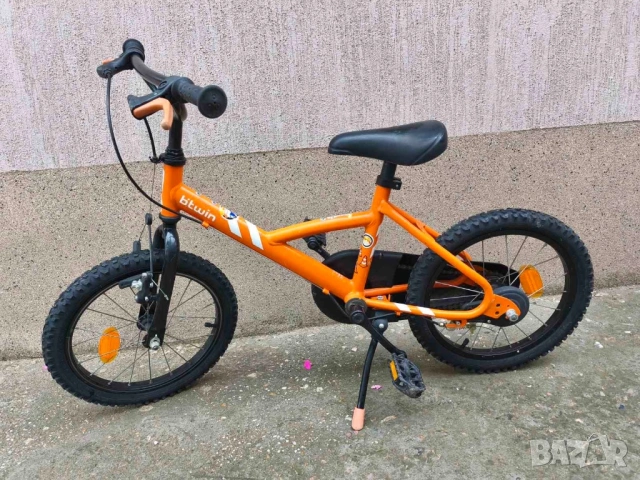 Детски велосипед 16 цола Btwin, снимка 2 - Детски велосипеди, триколки и коли - 54660645