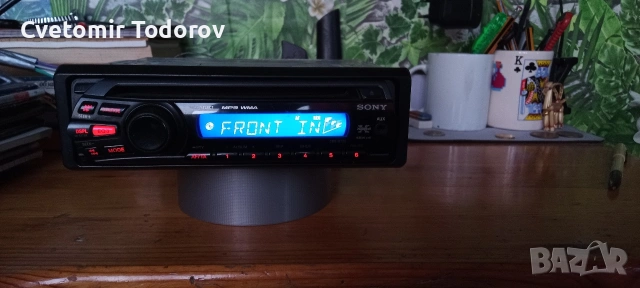 Авто Cd player Sony с аукс , снимка 2 - Аксесоари и консумативи - 54415049