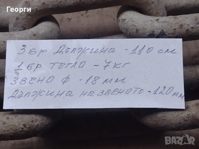 Вериги, снимка 14 - Други машини и части - 52503497