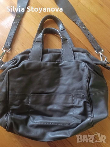 кожена чанта Leather house