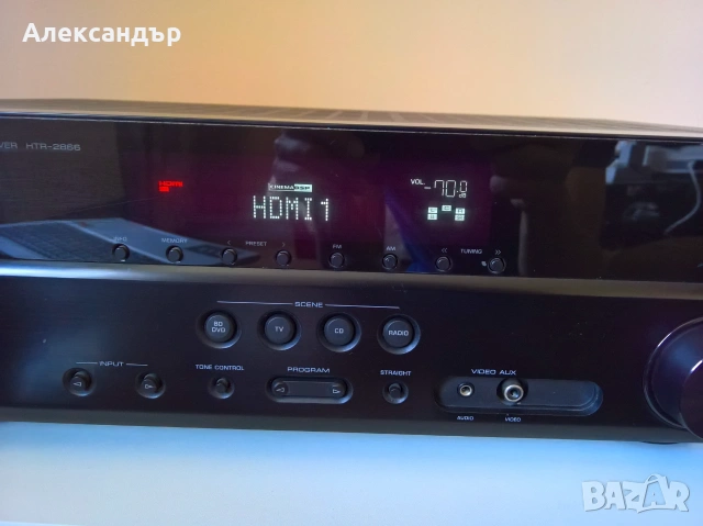 5.1 Receiver YAMAHA HTR-2866, HDMI ARC, 4K Pass-Through, снимка 2 - Ресийвъри, усилватели, смесителни пултове - 55164420