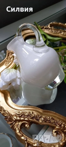 Малка ваза художествено стъкло , снимка 2 - Вази - 54272499