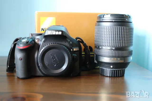 Nikon D5200+AF-S DX NIKKOR 18-140мм, снимка 2 - Фотоапарати - 55350898