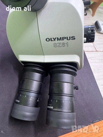 OLYMPUS SZ61 TR стерео микроскоп с опсиуа за камера осветление и стоука