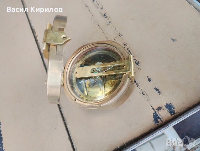 Месингов Компас , снимка 5 - Антикварни и старинни предмети - 55125671