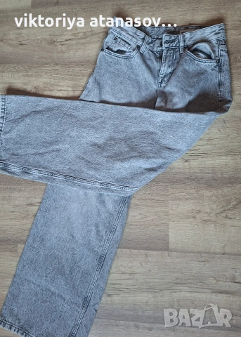 Сиви дълги дънки , снимка 3 - Дънки - 54345810