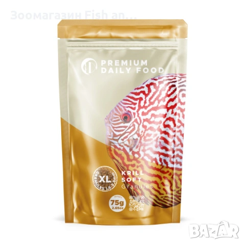 Krill Soft granules size XL 75гр.– мека храна за декоративни риби с крил за растеж, цвят и имунитет