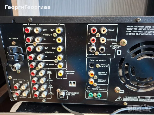 ONKYO TX-DS555 resivier , снимка 7 - Ресийвъри, усилватели, смесителни пултове - 55333616