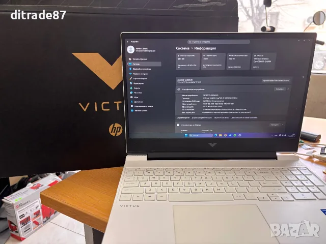 Лаптоп HP Victus, снимка 2 - Лаптопи за игри - 55687042