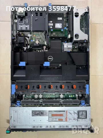 Сървър DELL R720xd - 64GB RAM, 2хXEON E5-2640, 2x146GB SAS, 2xPSU 750 W, снимка 4 - Работни компютри - 55492599