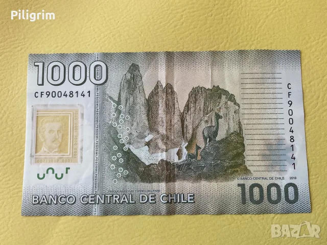 Чили 1000 песо 2019 г.