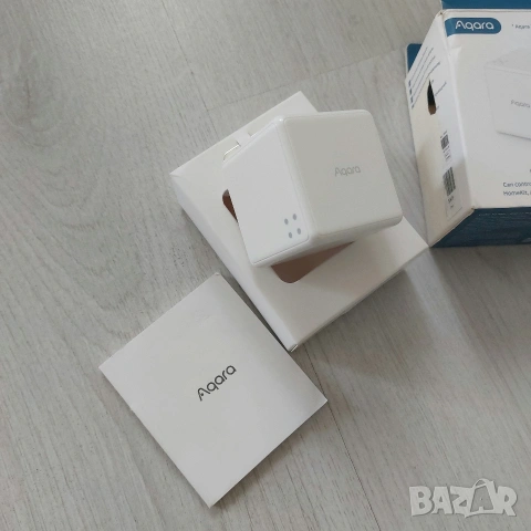 Aqara Cube T1 Pro – Смарт контролер (Zigbee 3.0, HomeKit, Matter), снимка 4 - Друга електроника - 54645667